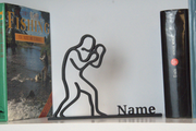 Figura 3D personalizada de boxeador | Arte lineal deportivo | Esculturas de arte 3D 2