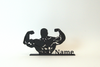 Figura 3D personalizada Strongman – Arte minimalista | Escultura impresa en 3D