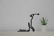 Figura de golfista Swing personalizada | Regalo único para amantes del golf