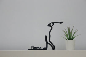 Figura de golfista Swing personalizada – Regalo para amantes del golf