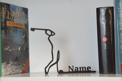 Figura de golfista personalizada en 3D | Regalo para amantes del golf 2