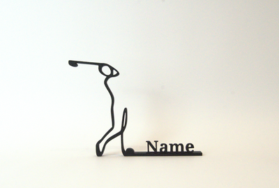 Figura de golfista personalizada en 3D | Regalo para amantes del golf 2