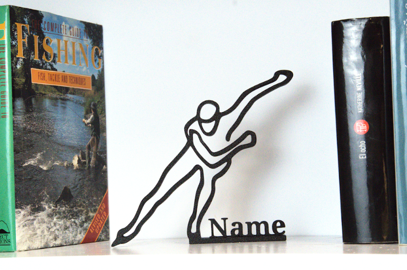 figura patinador 3D | arte moderno en 3D