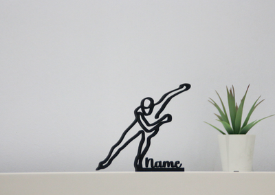 3D patinaje arte lineal