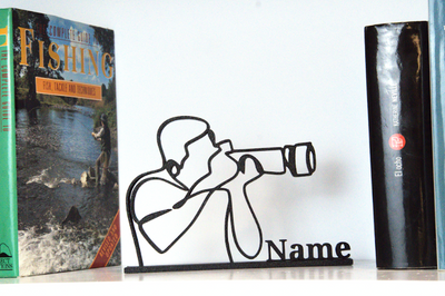 figura impresa en 3D de cámara fotográfica