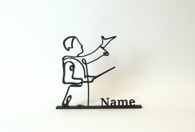 Figura 3D personalizada de director de orquesta impresa en 3D