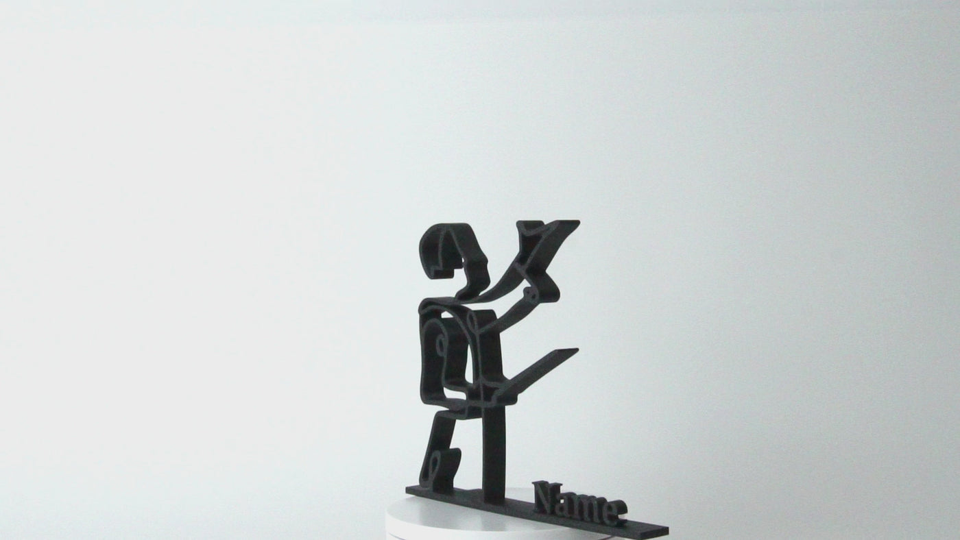 Regalo personalizado 3D para músicos y amantes de la música