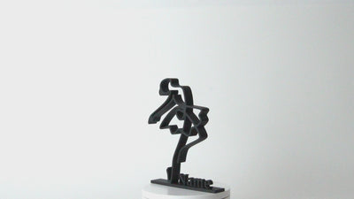 Decoración elegante de bailarina para hogar o estudio de danza