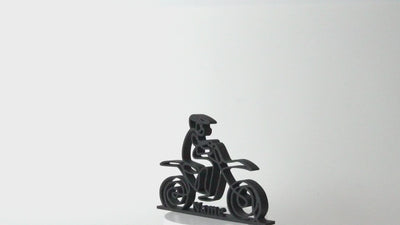 Figura 3D personalizada de Motocross | Escultura impresa en 3D