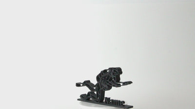 escultura de buceador, arte lineal oceánico