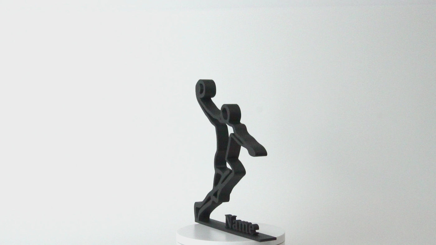 escultura 3D personalizada de baloncesto