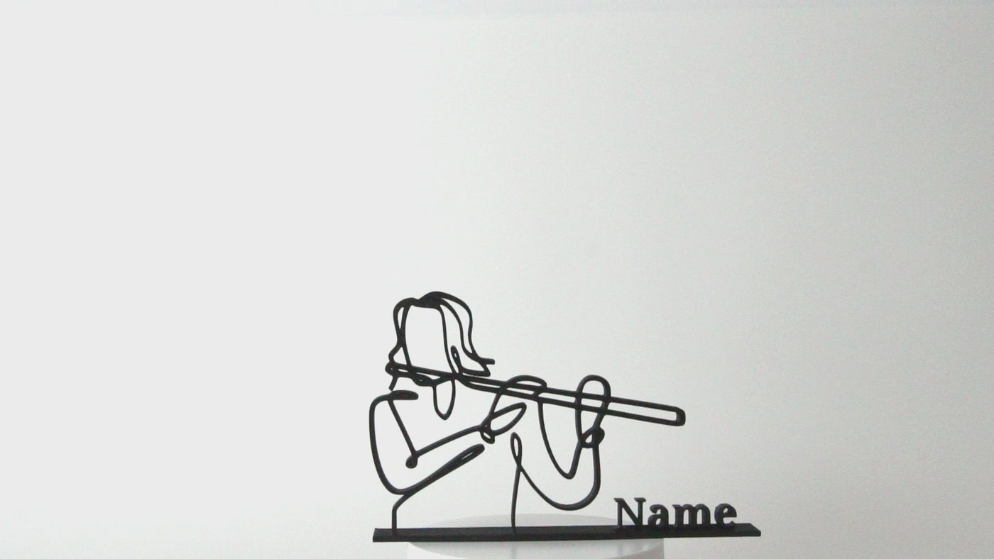 Regalo personalizado 3D para músicos y amantes de la música